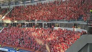 Union Berlin fans in Madrid  Real Madrid  Union Berlin  UEFA Champions League 2023 [upl. by Nailliw922]