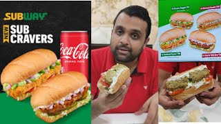 Subway Sub CraversSubway Healthy SubClassic Veggie SubTandoori SubSubway [upl. by Aniuqahs359]