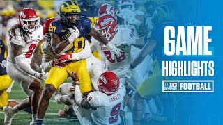 Fresno State at Michigan  Highlights  Big Ten Football [upl. by Maryanne]