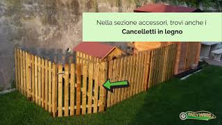 Come realizzare uno steccato in legno fai da te [upl. by Huff]