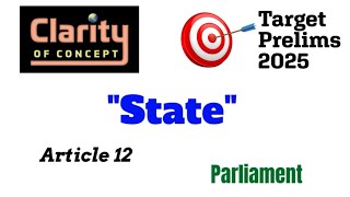 Article  12  Definition of “State”  Polity  UPSC  Fundamental Rights [upl. by Francklin]