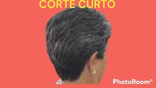 CORTE FEMININO CURTO COM NUCA BATIDA [upl. by Ennybor]