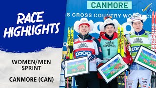 Skistad and Klaebo dominate first Sprint race in Canmore  FIS Cross Country World Cup 2324 [upl. by Monroe]