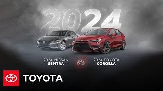 2024 Toyota Corolla vs 2024 Nissan Sentra  Toyota [upl. by Davies401]