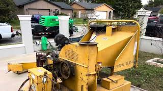 Sandblasting A Wood Chipper [upl. by Nylevol]