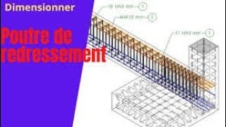 TUTORSA SEMELLE EXCENTREE ET LONGRINE DE REDRESSEMENT BÂTIMENT R4 PARTIE14 [upl. by Ajani]