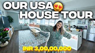 Our USA House Tour  High Rise Apartment tour  Albeli Ritu [upl. by Olodort]