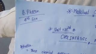 Medicinal chemistry for Bpharm 4th sem 2nd year unit 3rd lecture 1st [upl. by Ahsia320]