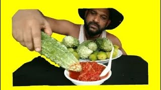 Bitter gourd mukbang ASMR 😋 [upl. by Slotnick]