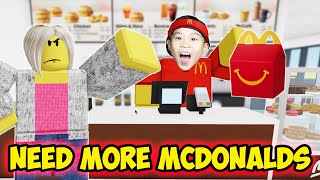 Roblox Need More McDonalds Can Kaven Make the Perfect Burger [upl. by Acirretal]