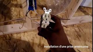 COMMENT INSTALLER UNE PRISE ELECTRIQUE HOW TO INSTALL AN ELECTRICAL OUTLET [upl. by O'Conner736]