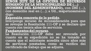 TUTORIAL ¿CÓMO HACER UN RECURSO DE RECONSIDERACIÓN [upl. by Madelena]