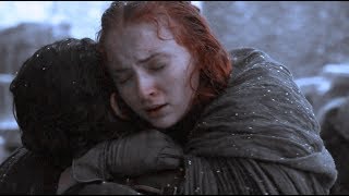 Sansa amp Jons Reunion  Game of Thrones 6x04  HD 1080p [upl. by Atinomar]