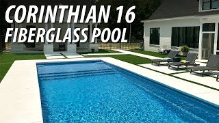 Corinthian 16 Fiberglass Pool  82521 [upl. by Garett607]