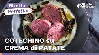 COTECHINO su CREMA di PATATE una ricetta originale sfiziosa e facilissima che stupirà tutti ✨🎇 [upl. by Llertnod]