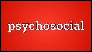 Psychosocial Meaning [upl. by Varick197]