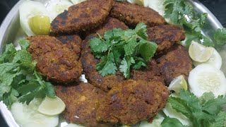 Hyderabadi Shikampuri Kebab recipe Tasty recipe  Hyderabadi momfood [upl. by Anauq]