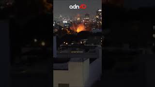 🚨 ¡Última Hora Incendio en Benito Juárez por explosión de transformador [upl. by Yetnruoc]