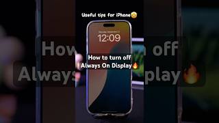 How to turn off Always On Display in iphone  tips idea setting ios [upl. by Horodko]