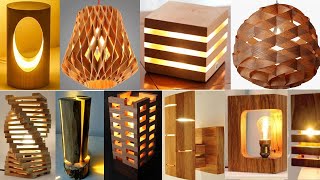 Unique wooden lamps and lampshade design ideas to transform your living spaces [upl. by Yenahs]