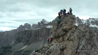 Klettersteig Ferrata Kleine Cirspitze  Gröden SellaDolomiten  Abenteuer Alpin 2011 Folge 102 [upl. by Aveneg]