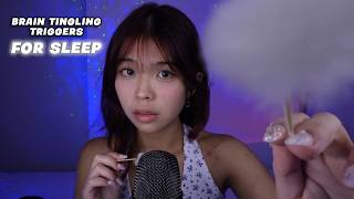 Brain Tingling ASMR Triggers FOR SLEEP [upl. by Suhpesoj693]