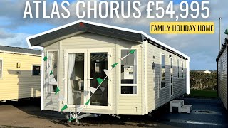 Static Caravan  2022 Atlas Chorus 3 Bed  Family Holiday Home [upl. by Adnilg]