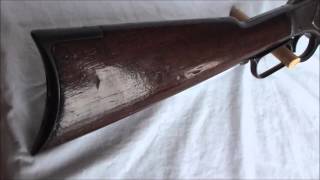 Original 1889 1873 Winchester Rifle Description and Firing [upl. by Piper]