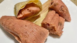 HOW TO MAKE TAMALES DE FRESA  SWEET STRAWBERRY TAMALES [upl. by Lenny]