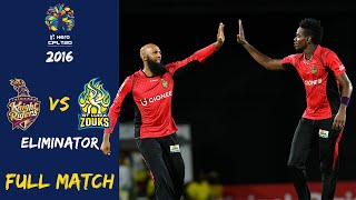 Trinbago Knight Riders vs St Lucia Zouks Full Match  CPL 2016 Eliminator [upl. by Brass]