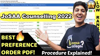 JoSAA Counselling Procedure 2022😱 IITNITIIIT Admission Procedure Detailed Explanation🔥 [upl. by Almap213]