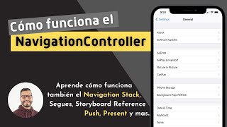 Cómo funciona el NavigationController utilizando la Interface Builder y también Programático  Swift [upl. by Winer]