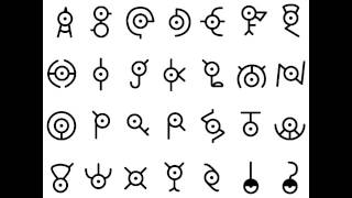 The Unown Alphabet [upl. by Yousuf]