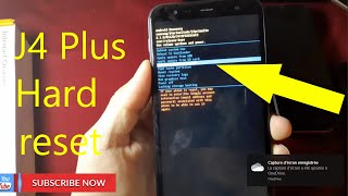 SAMSUNG GALAXY J4 PLUS Hard reset طريقة عمل سوفت وير بسهول و تخطي النمط سامسونج جي 4 بليس [upl. by Gamaliel]