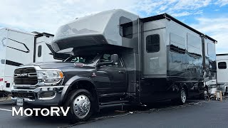 RAM 5500 Heavy Duty 4x4 C Class 2023 Dynamax Isata 5 Motorhome [upl. by Aicire979]