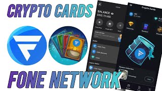 FONE NETWORK amp CRYPTO CARDS 🔥 CARGAS NFT DISPONIBLE DE FORMA GRATIS fone cryptocards network nft [upl. by Pappas]