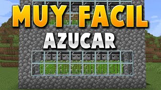 ✅ GRANJA DE CAÑA DE AZUCAR 121  120  119 ⭐ MINECRAFT  Java · Bedrock ✓ [upl. by Himelman]