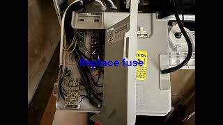 Black Display with power on Baxi 800  How to replace fuse in the Baxi boiler [upl. by Hsirrap524]