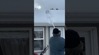 Snow Roof Removal  Snowpeeler Link httpsamznto3KFQFLQ [upl. by Aikemal]