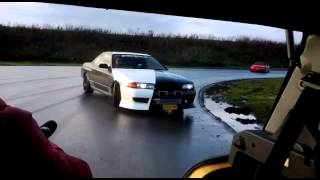 Skyline RB20det R32 GTST in drift action [upl. by Hanimay]