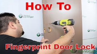 How to install your own Biometric Fingerprint Door Lock [upl. by Yr375]