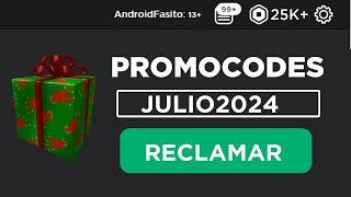 Codigos que te Dan Robux GRATIS✅️en Roblox JULIO 2024 [upl. by Llacam]