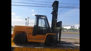 Como Operar o Manejar Montacargas Hombre Sentado Marca HYSTER Modelo H155XL2 Diesel de 15500 Libras [upl. by Creigh]