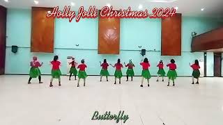 Holly Jolly Christmas 2024  Line Dance [upl. by Daniell53]