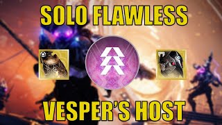 SOLO Flawless Vespers Host  Hunter Destiny 2 [upl. by Jahdal]