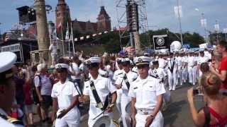 The Tall Ships Races 2013 Szczecin  Cuauhtemoc Crew Mexico [upl. by Jacey7]