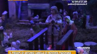 PADOVA TG  22122015  PRESEPE DI ANTONIO ZANELLA [upl. by Eelyab]