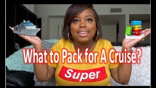 WHAT TO PACK FOR A CARNIVAL CRUISE 2018  MUST HAVES [upl. by Sylera775]