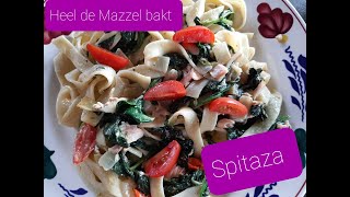 Recept 7 Tagliatelle met zalm en spinazie [upl. by Nauh]