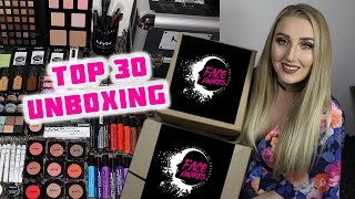 NYX FACE AWARDS TOP 30 UNBOXING  Australia amp New Zealand 2017 [upl. by Ahscrop]